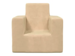 Hot Sofá infantil pelúcia macia cor PT241682 Creme