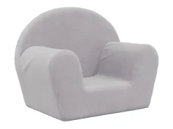 Sale Sofá infantil pelúcia macia -claro PT950298 Cinzento