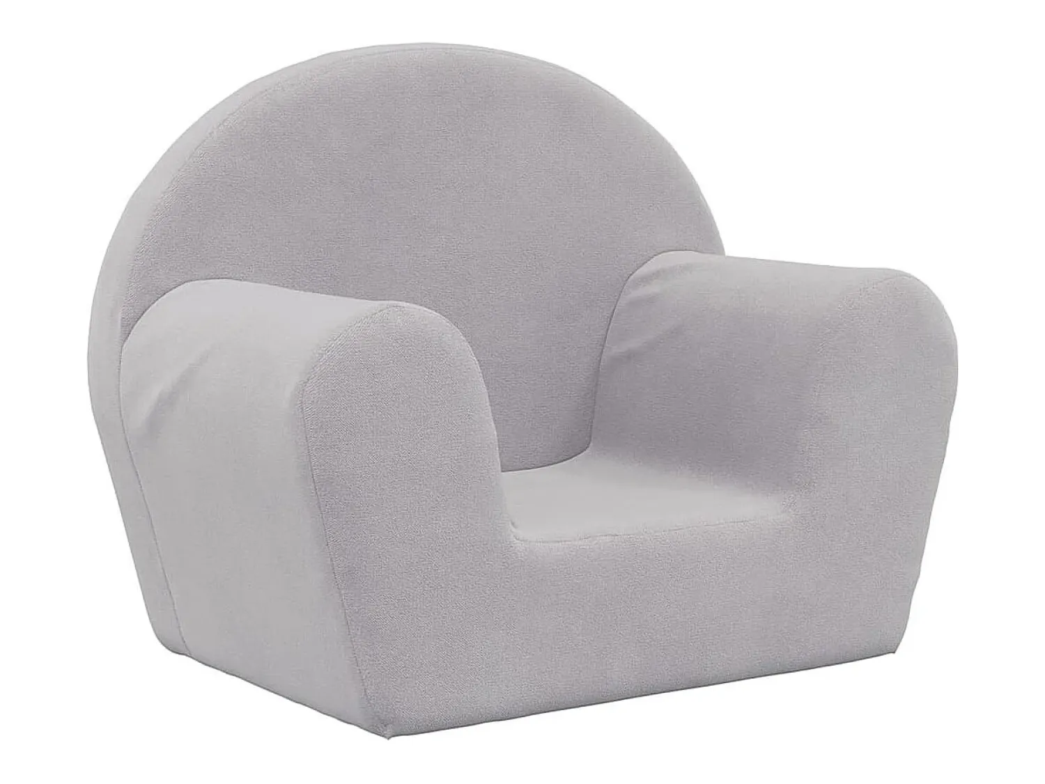 Sale Sofá infantil pelúcia macia -claro PT950298 Cinzento