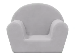 Sale Sofá infantil pelúcia macia -claro PT950298 Cinzento