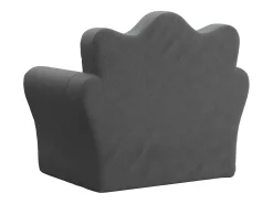 Sale Sofá infantil pelúcia macia antracite PT204981 Cinza antracite