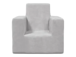 Discount Sofá infantil pelúcia macia -claro PT155054 Cinzento
