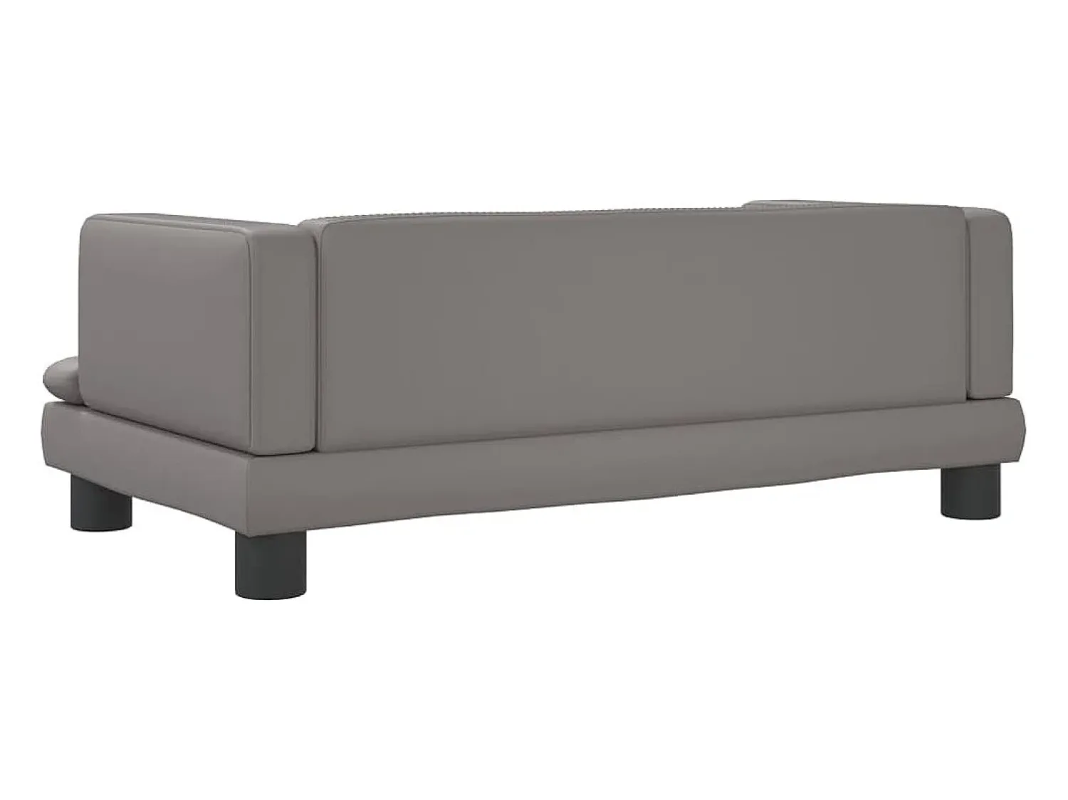 Sofá infantil 80x45x30 cm couro artificial PT599398^ Sofá