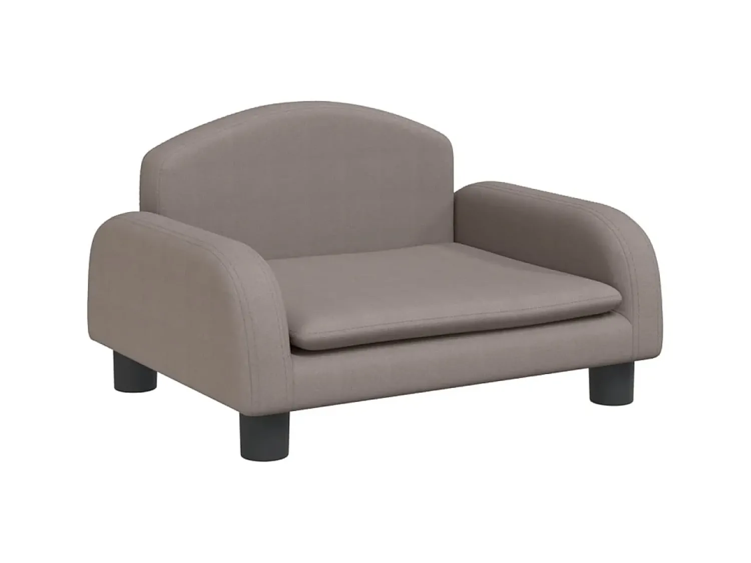 Sofá| Sofá infantil 50x40x30 cm tecido cinzento-acastanhado PT960304 Taupe