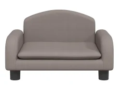 Sofá| Sofá infantil 50x40x30 cm tecido cinzento-acastanhado PT960304 Taupe