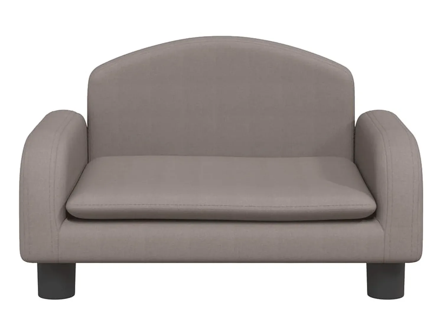 Sofá| Sofá infantil 50x40x30 cm tecido cinzento-acastanhado PT960304 Taupe