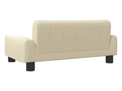 Sofá* Sofá infantil 70x45x30 cm tecido cor PT405833 Creme