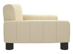 Sofá* Sofá infantil 70x45x30 cm tecido cor PT405833 Creme