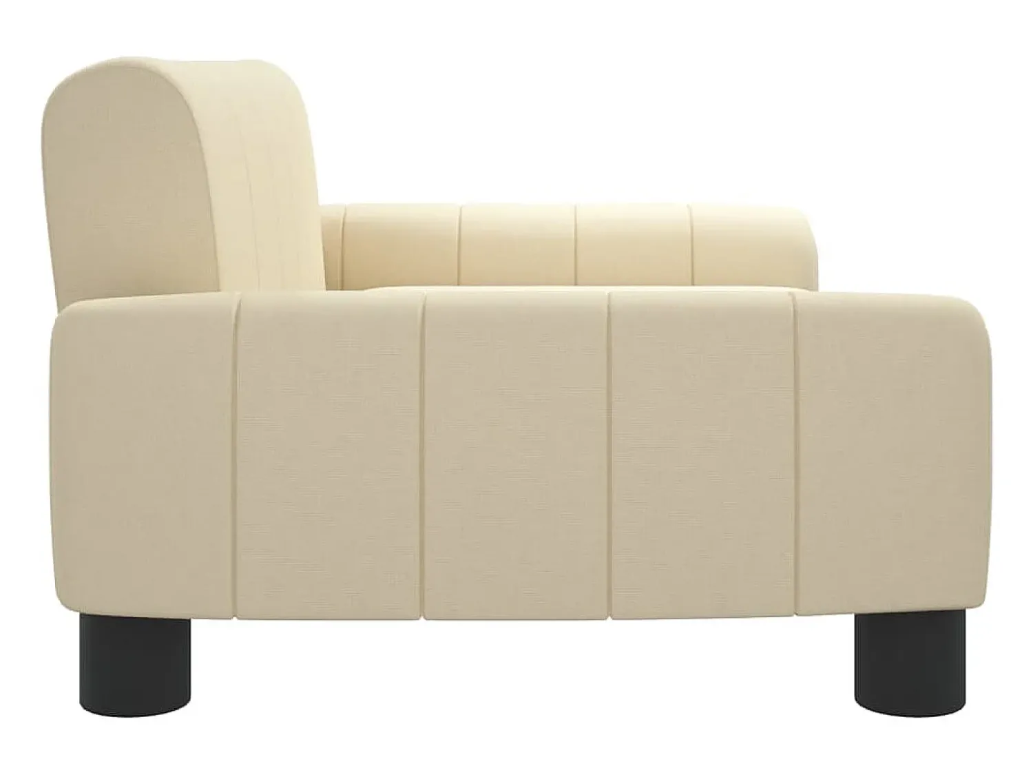 Sofá* Sofá infantil 70x45x30 cm tecido cor PT405833 Creme