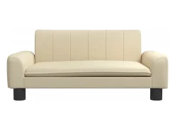 Sofá* Sofá infantil 70x45x30 cm tecido cor PT405833 Creme