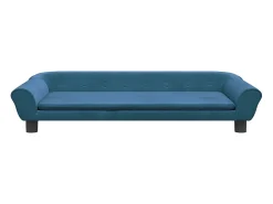 Sofá| Sofá infantil 100x50x26 cm veludo PT146081 Azul