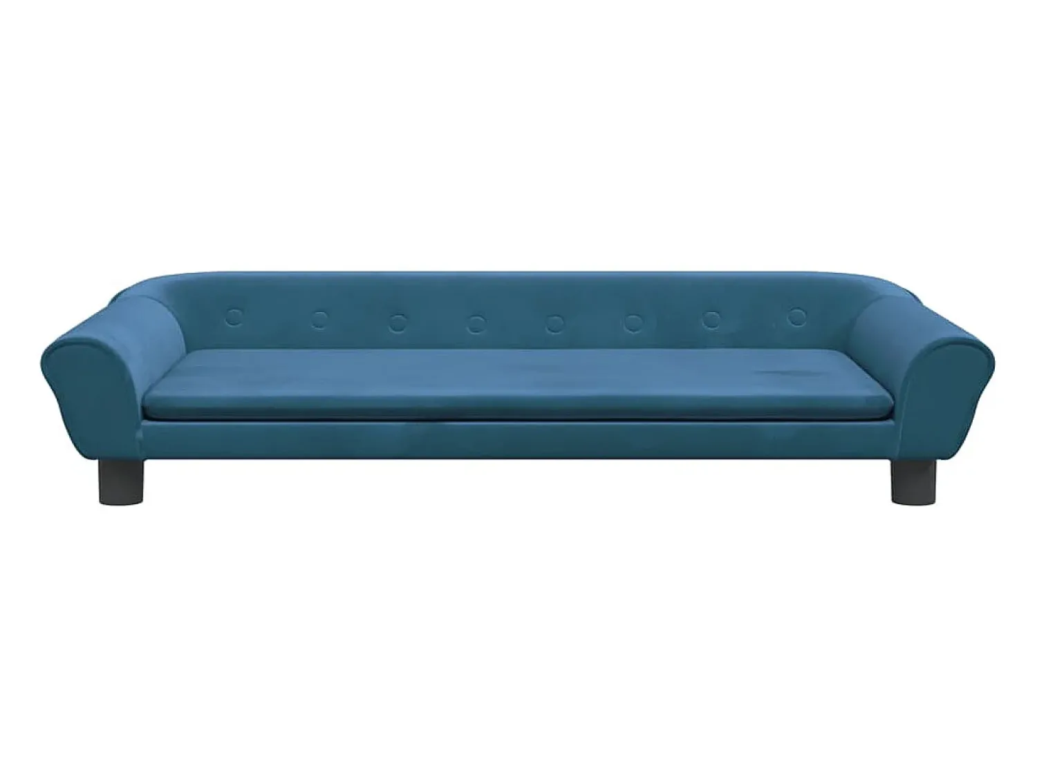 Sofá| Sofá infantil 100x50x26 cm veludo PT146081 Azul