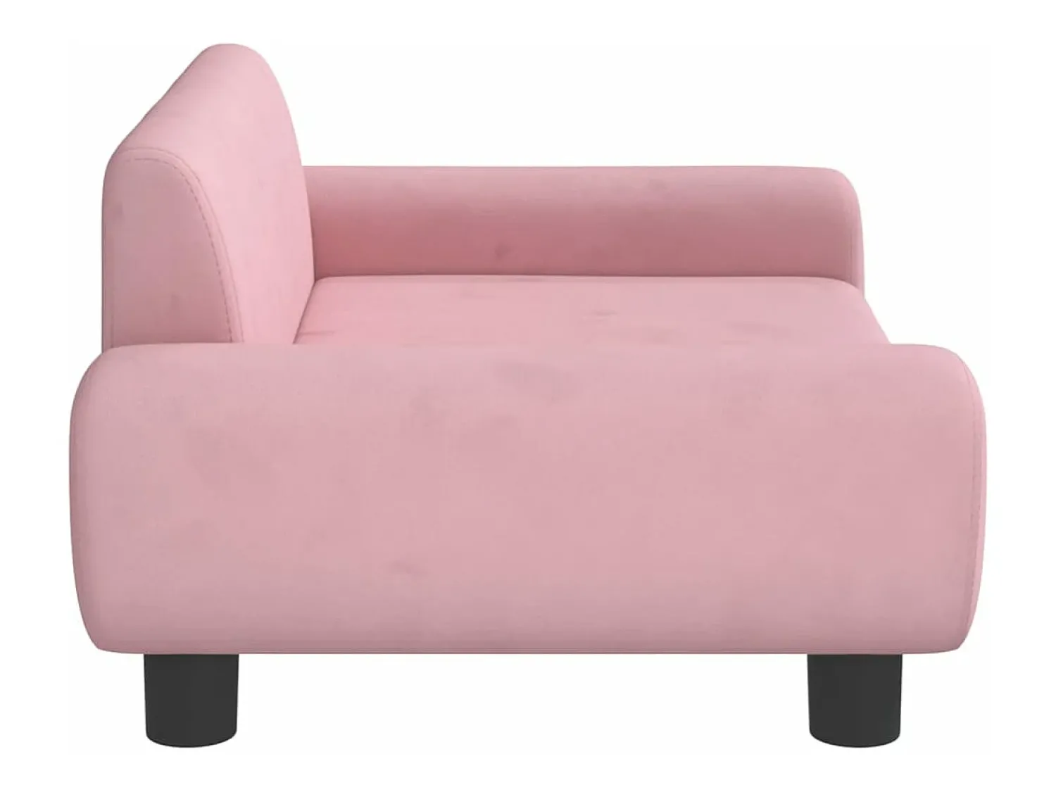 Sofá* Sofá infantil 70x45x33 cm veludo PT689266 Rosa