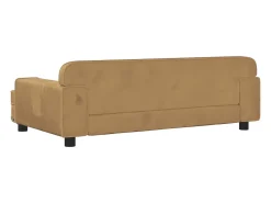 Sofá* Sofá infantil 90x53x30 cm veludo PT722527 Castanho
