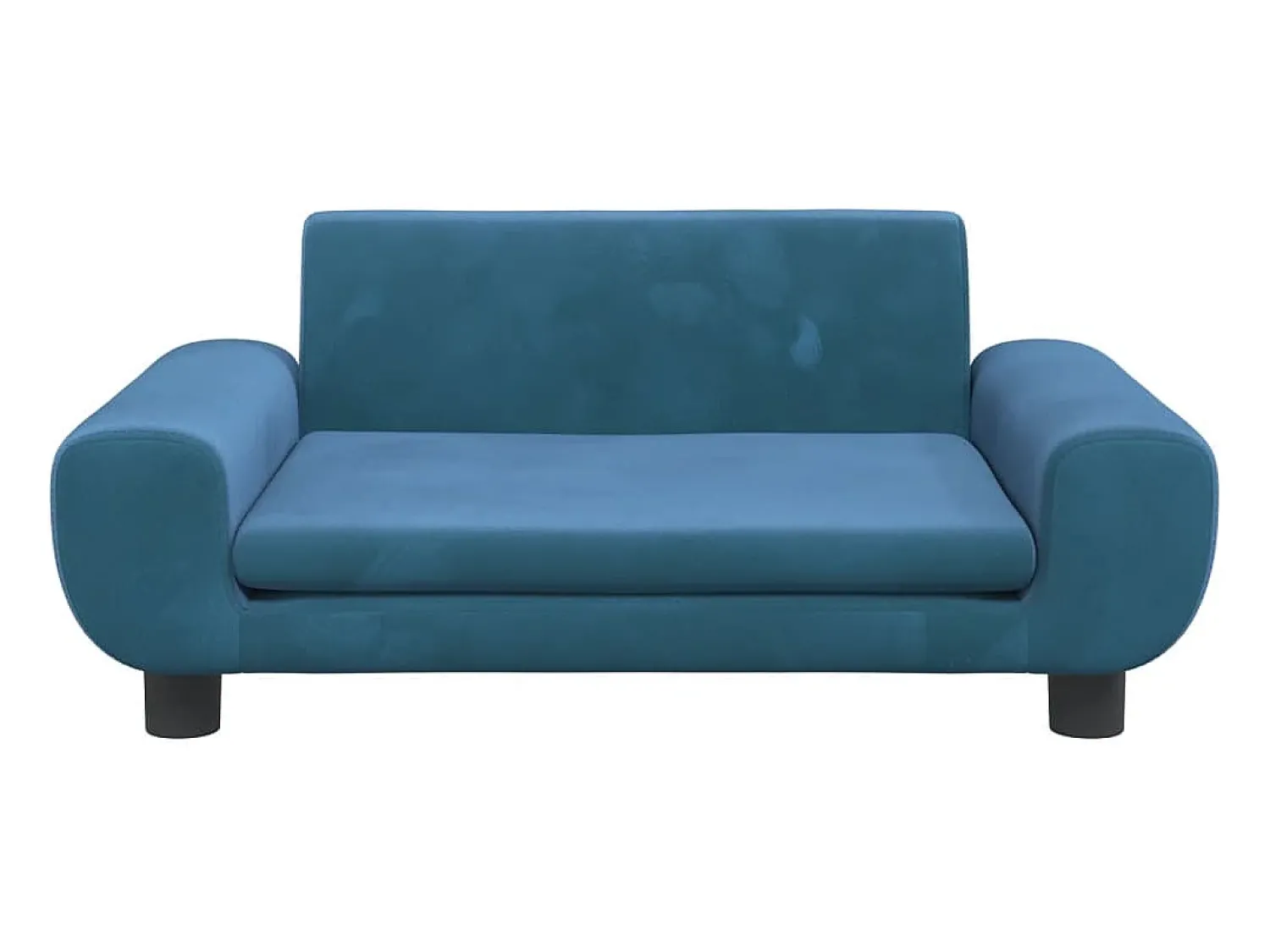 Sofá| Sofá infantil 70x45x33 cm veludo PT511217 Azul