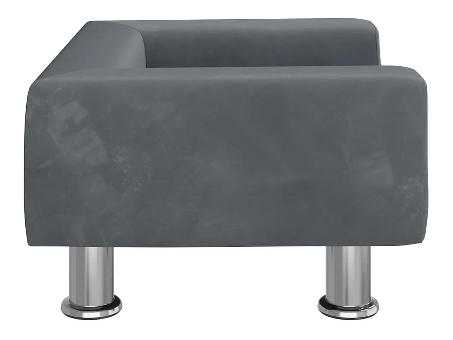 Sofá infantil 50x40x26,5 cm veludo -escuro PT345166^ Sofá