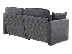 Sale Sofá moderno de 2 lugares, design minimalista, confortável e espaçoso, para sala e quarto Cinzento