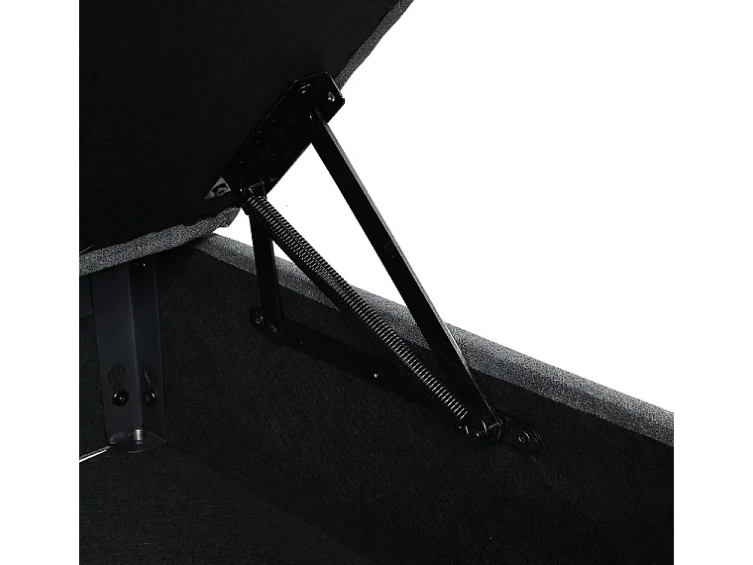 Sofá*DripeX Sofá Modular 4 Lugares em Chenille - com 8 Almofadas e 4 Armazenamentos - Carga Máx. 500kg - 274x76x87cm - Cinza Cinzento