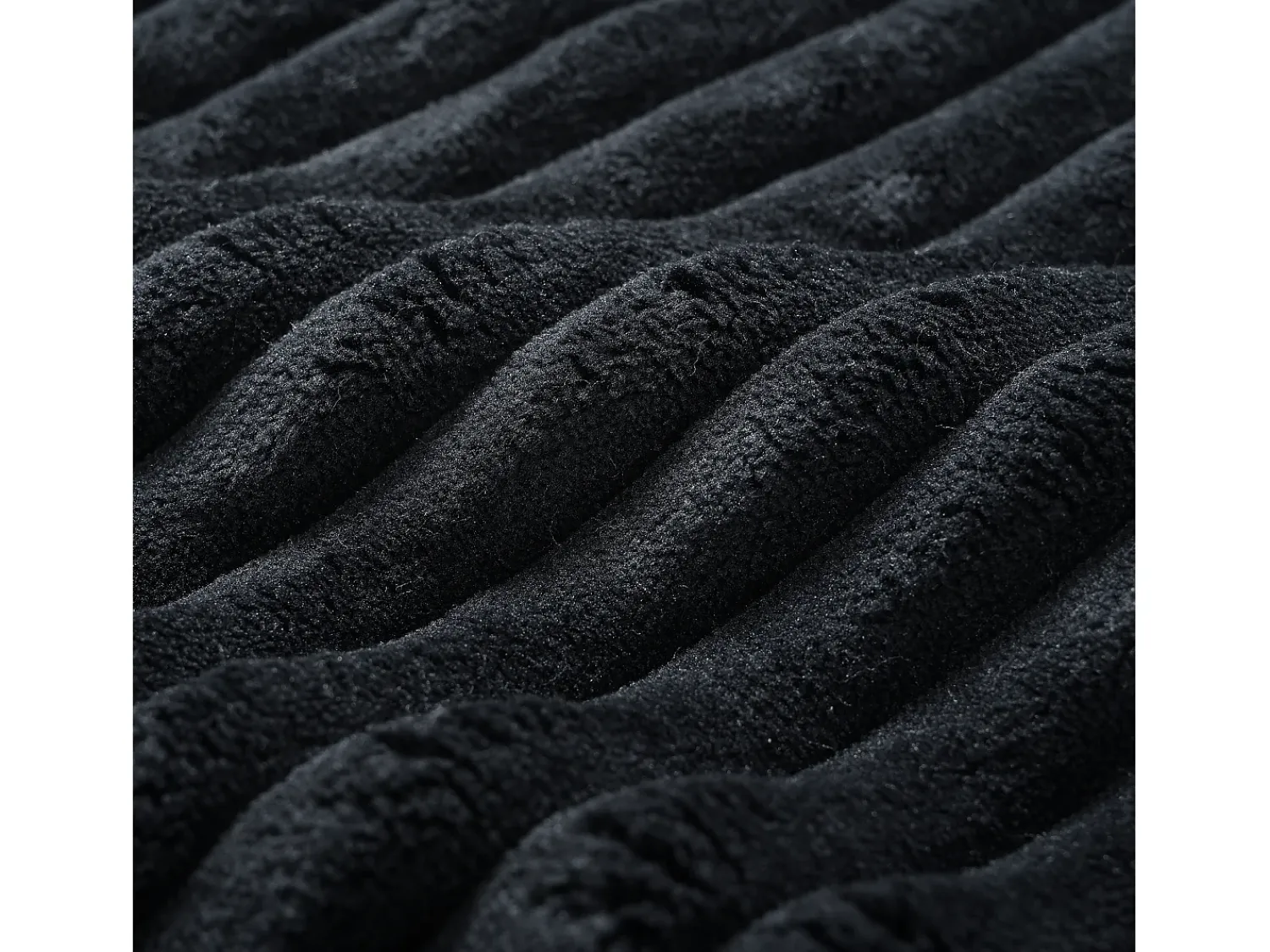 Sofá|KOMHTOM Sofá modular com chaise longue em L, assento profundo, estofamento em espuma comprimida, Preto