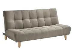 Sofá|Vente-unique Sofá modular convertível ESTEBAN em tecido Taupe