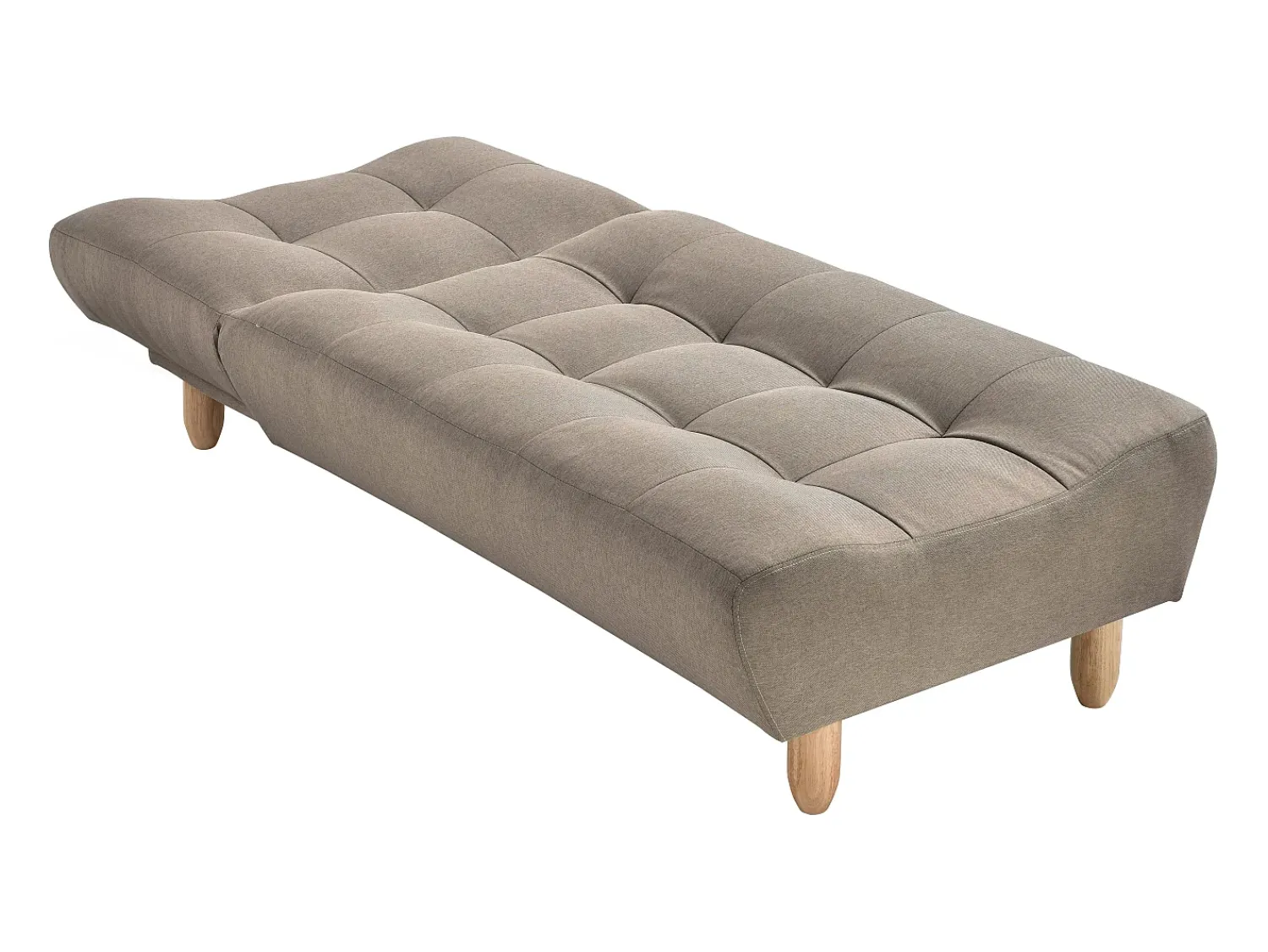Sofá|Vente-unique Sofá modular convertível ESTEBAN em tecido Taupe