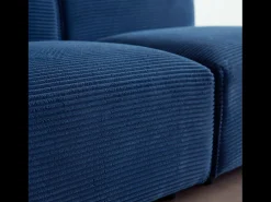 Concept-Usine Sofá modular de 4 lugares em veludo cotelê Monroe^ Sofá