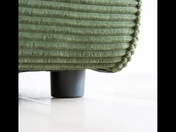 Sofá|Concept-Usine Sofá modular de 4 lugares em veludo cotelê Monroe Verde