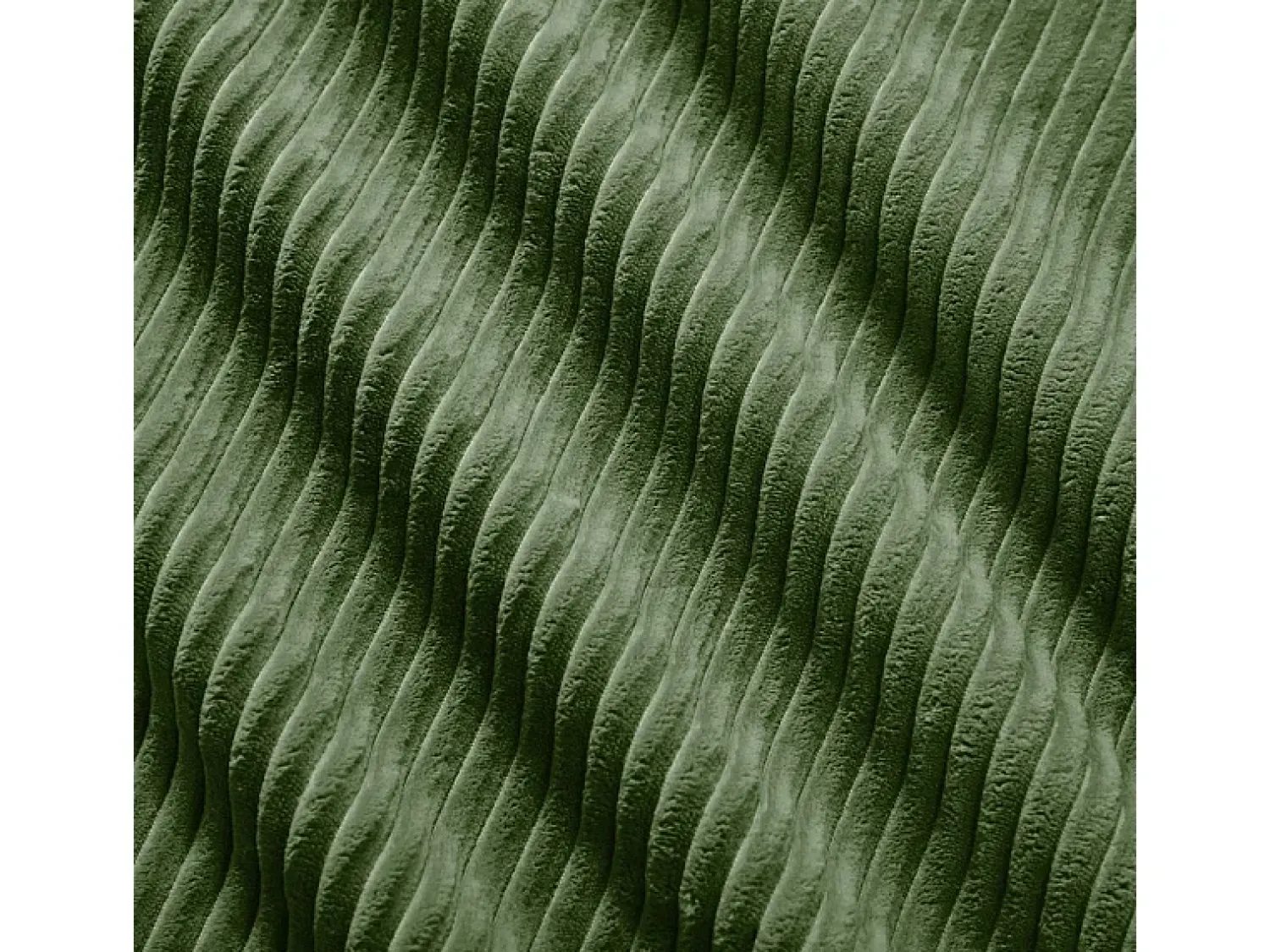 Sofá|DripeX Sofá modular veludo côtelê - 2 lugares - com 2 almofadas e 2 puff - base antiderrapante - 208x178x70cm - Verde