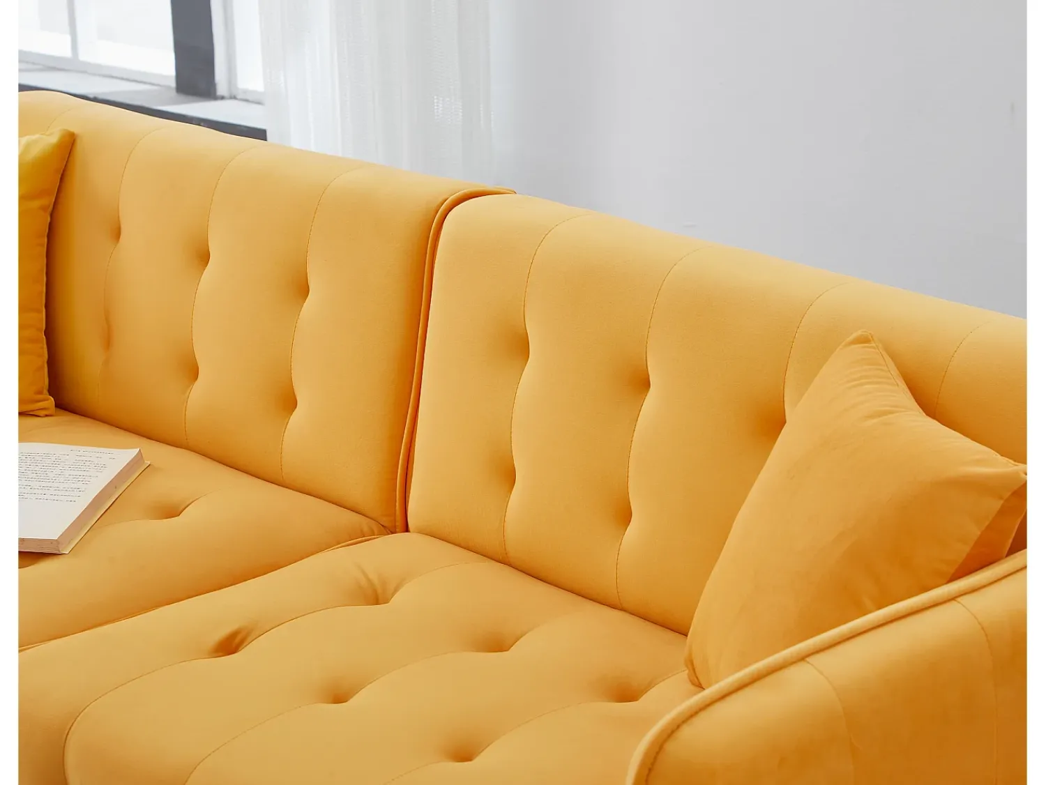 ModernLuxe Sofá multifuncional 2 lugares - encosto ajustável - braços ajustáveis - Veludo -^ Sofá