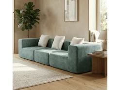 Sofá| Sofá Pure 3 lugares - sálvia branco Verde claro