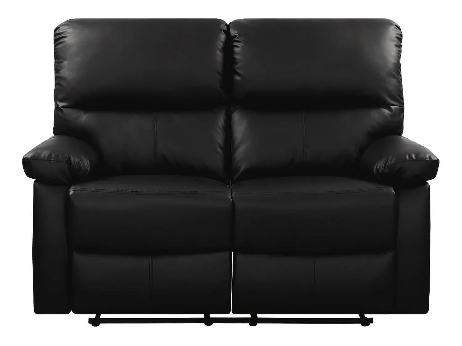 Sofá|Habitat et jardin Sofá relaxante "Lincoln" - 147 x 89 x 103 cm - 2 lugares - Preto