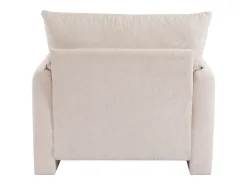 Sofá| Sofá reto - Sofá com braços e encosto - Chenille - para sala de estar e quarto Bege