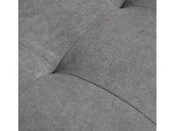 Hauss Spole Sofá reto cinza de 2 lugares com armazenamento integrado e almofadas removíveis - 117x62x78cm^ Sofá