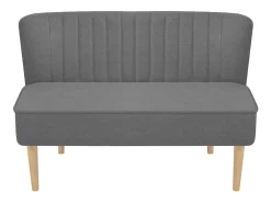 Sofá| Sofá tecido 117x55,5x77 PT461558 Cinzento claro