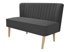 Sofá* Sofá tecido 117x55,5x77 -escuro PT899049 Cinzento