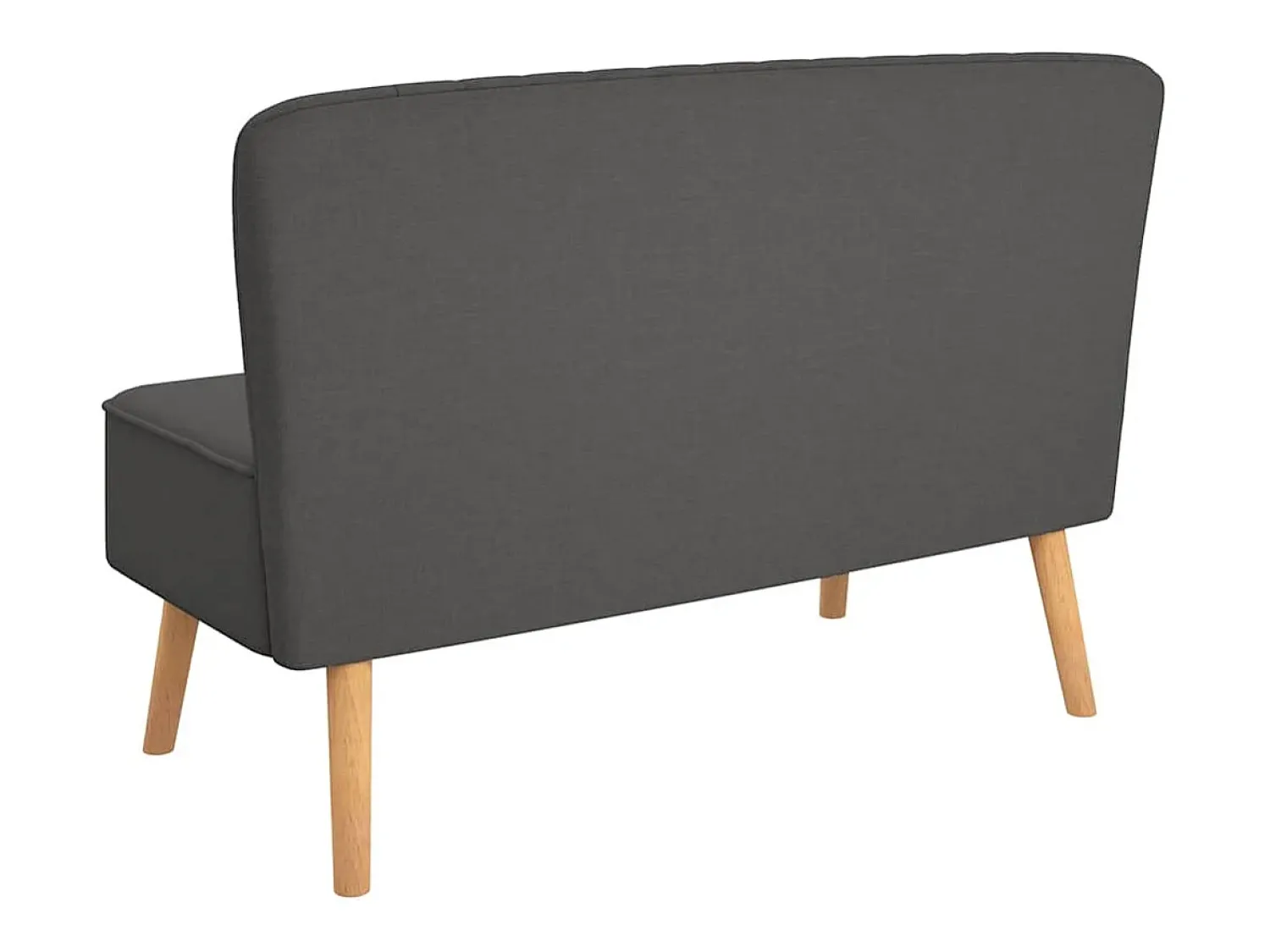 vidaxl Sofá tecido 117x55,5x77 -escuro^ Sofá