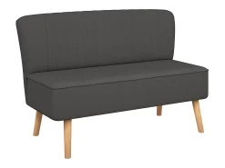 vidaxl Sofá tecido 117x55,5x77 -escuro^ Sofá