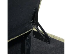 Sofá com bolsos laterais e apoio para os pés - Chenille - para sala de estar e quarto^ Sofá