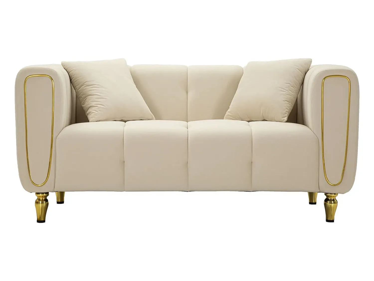 Sofá| Sofá VKH40, , 81x155x71 cm, Kendra Home Bege