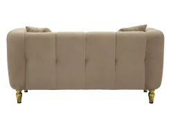 Sofá* Sofá VKH41, Castanho, 81x155x71 cm, Kendra Home Cinzento