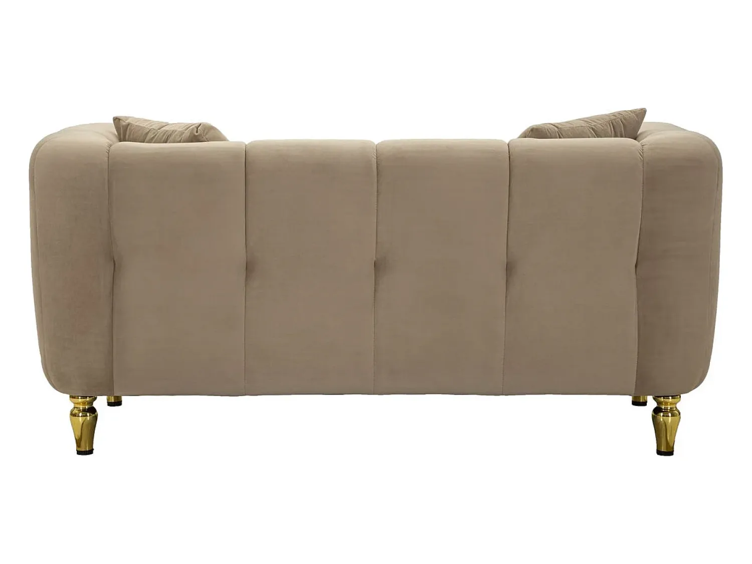 Sofá* Sofá VKH41, Castanho, 81x155x71 cm, Kendra Home Cinzento