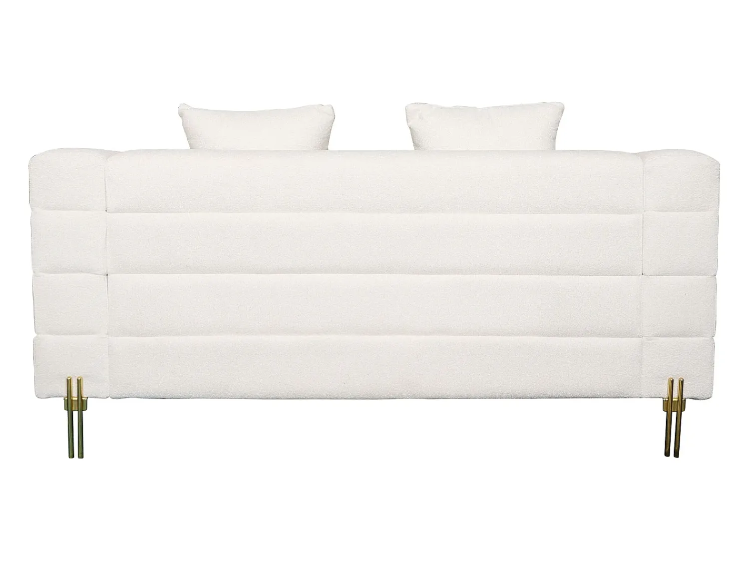Sofá* Sofá 160x80x85 cm écru nua n49-1 Branco