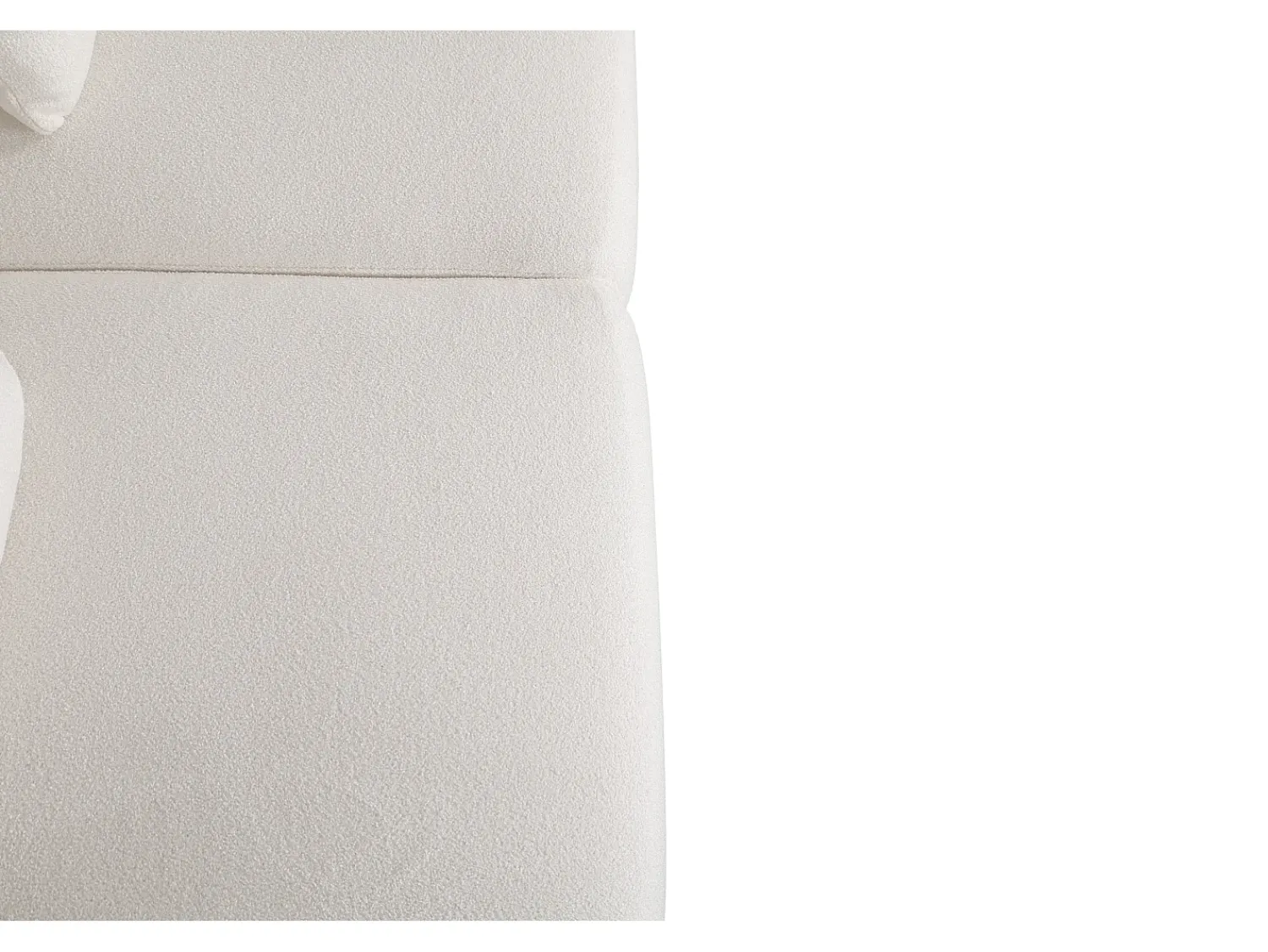 Sofá* Sofá 160x80x85 cm écru nua n49-1 Branco