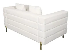 Sofá* Sofá 160x80x85 cm écru nua n49-1 Branco