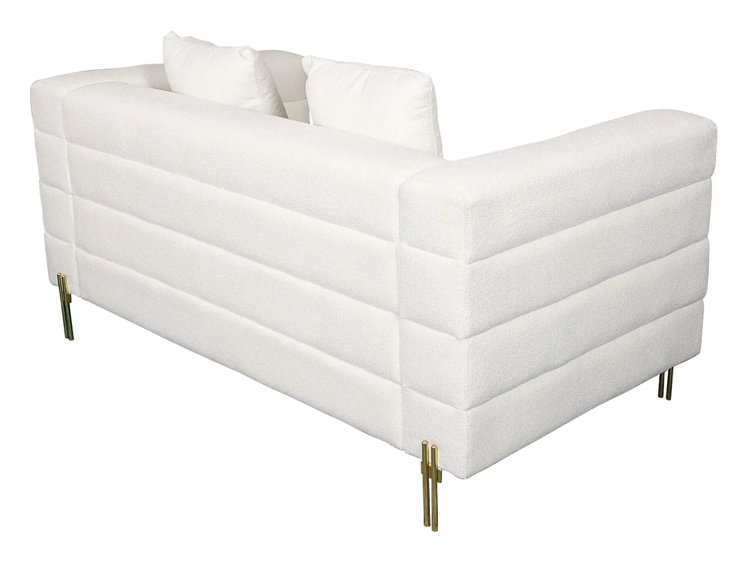 Sofá* Sofá 160x80x85 cm écru nua n49-1 Branco