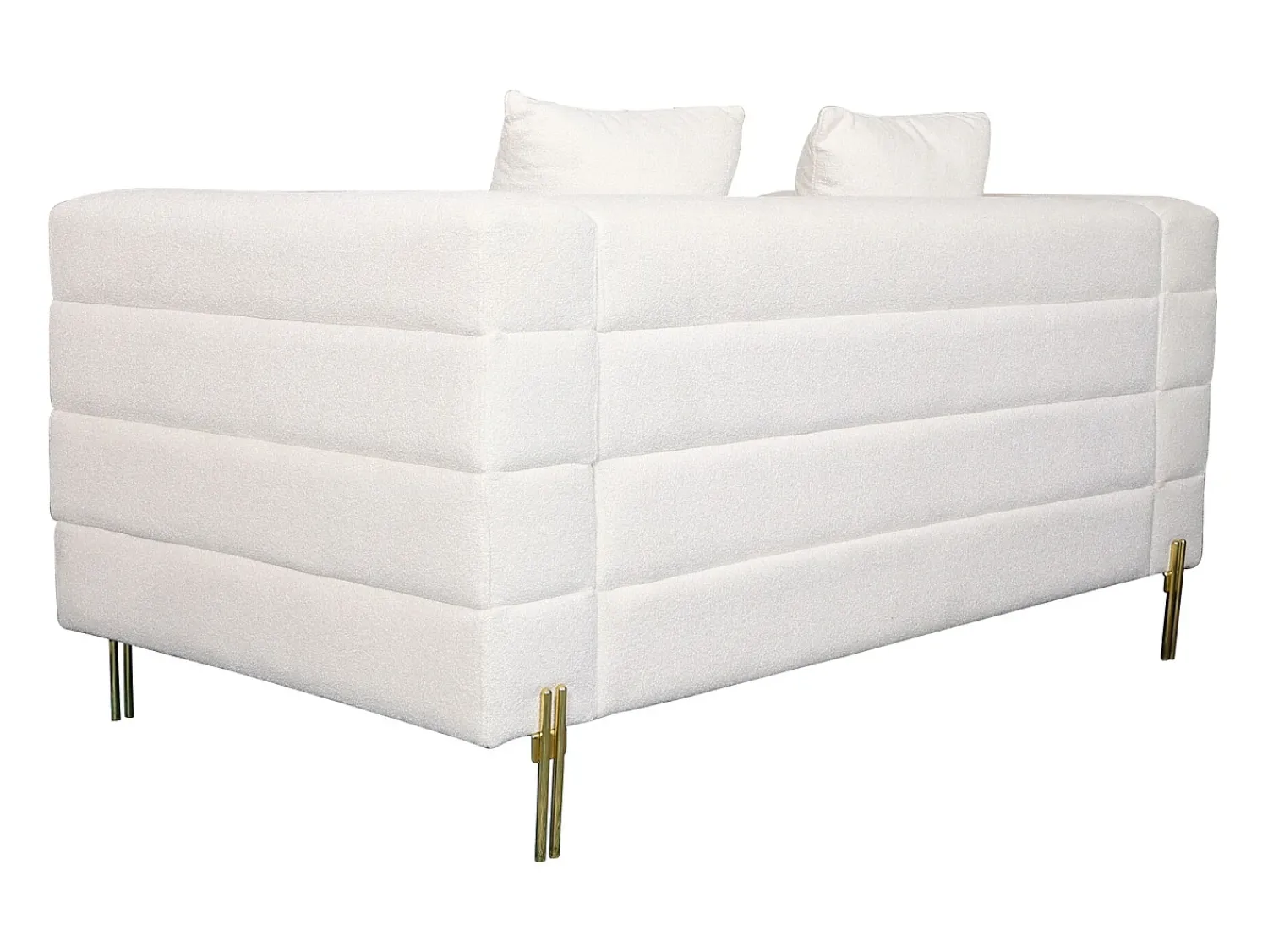 Sofá* Sofá 160x80x85 cm écru nua n49-1 Branco