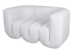 Best Sofá 150x75x85 cm cinza claro nua Cinzento claro / Branco