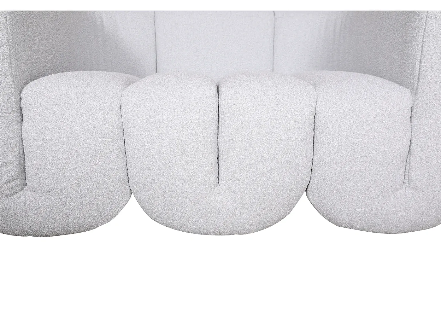 Best Sofá 150x75x85 cm cinza claro nua Cinzento claro / Branco