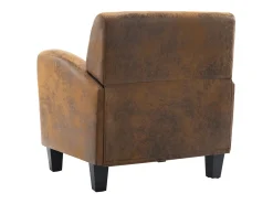 Best Sofá-cadeira 70x69x72 cm Camurça Sintética SHL464044 Castanho