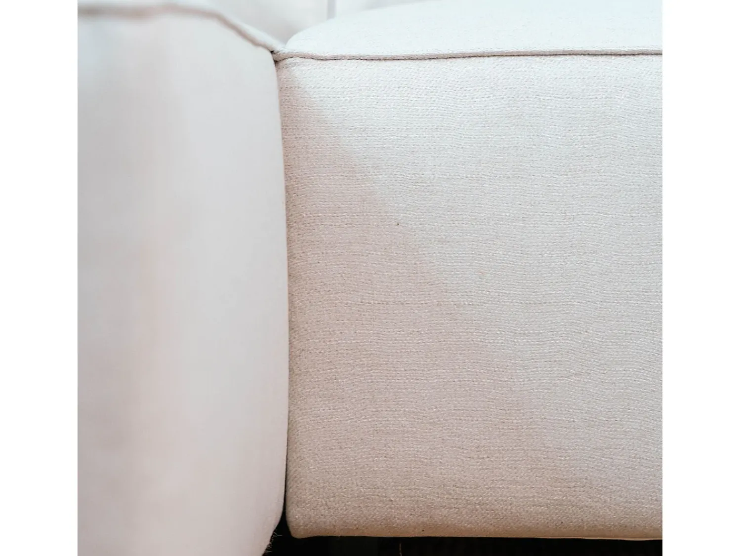 Sale Sofá-cama 3 lugares - chaise longue reversível lado direito/esquerdoche com arrumação integrada (239 x 157 x 91 cm) - JADE Bege